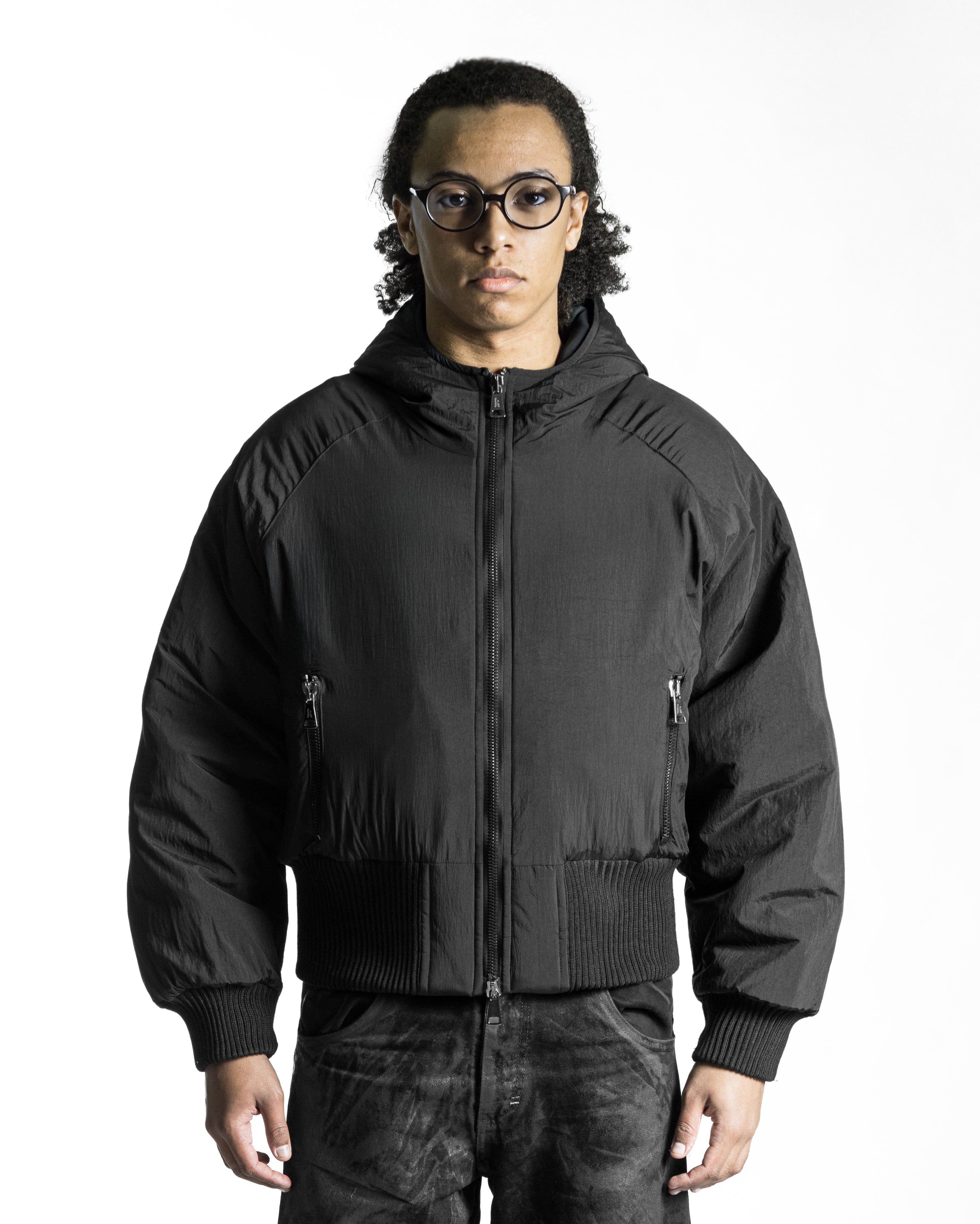 HYDROPROOF BLACK JACKET - Karmine