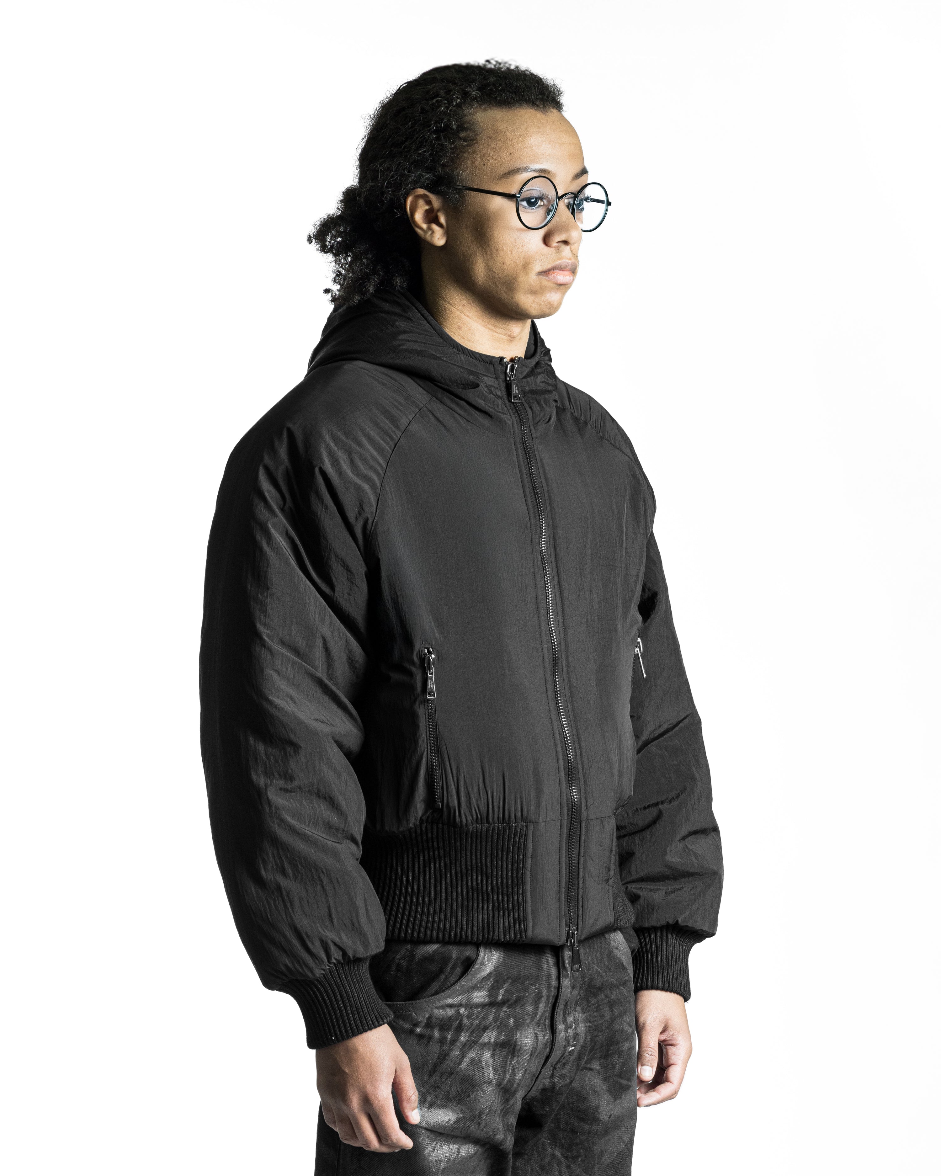 HYDROPROOF BLACK JACKET - Karmine