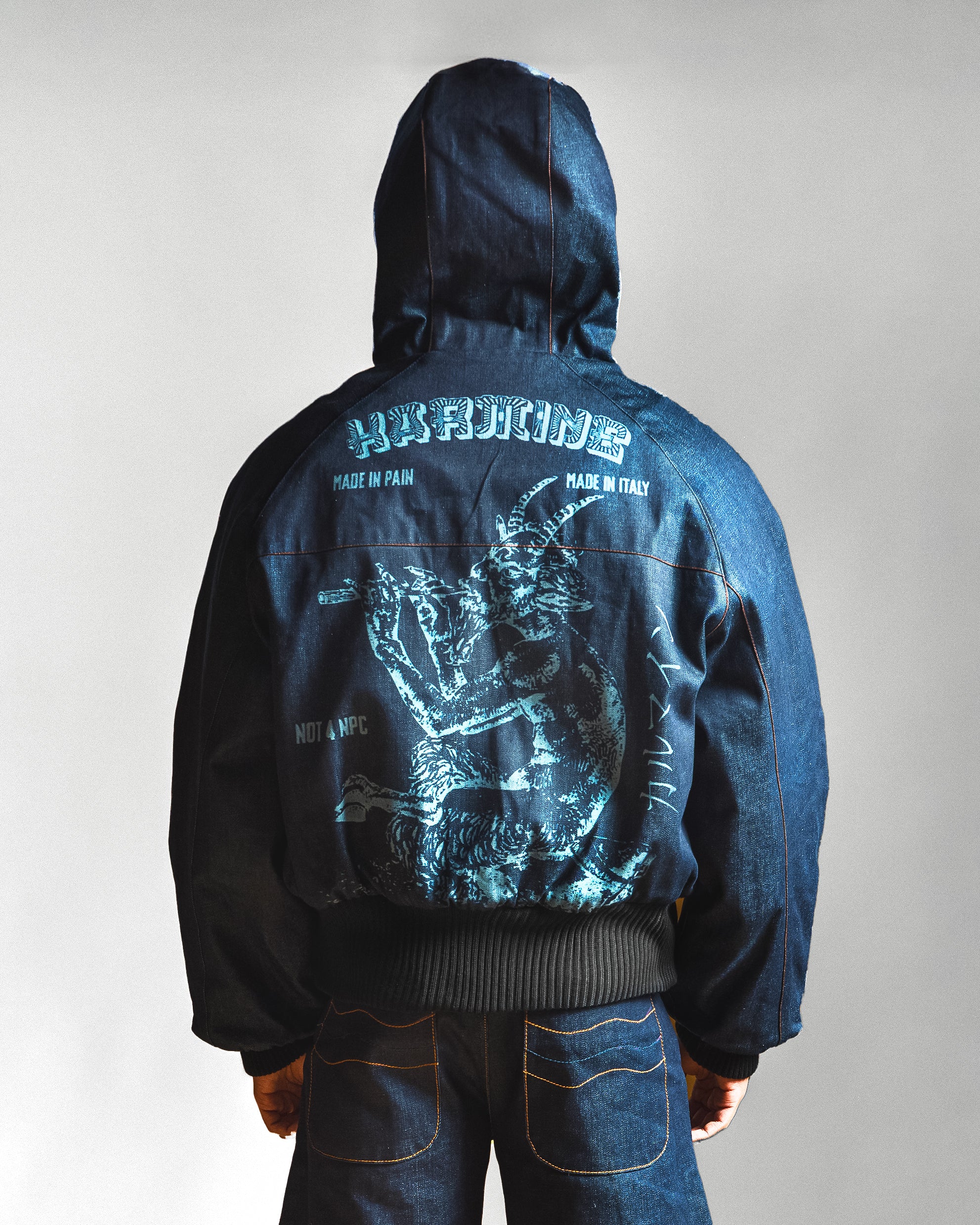 RAW DENIM JACKET "PAN v2"