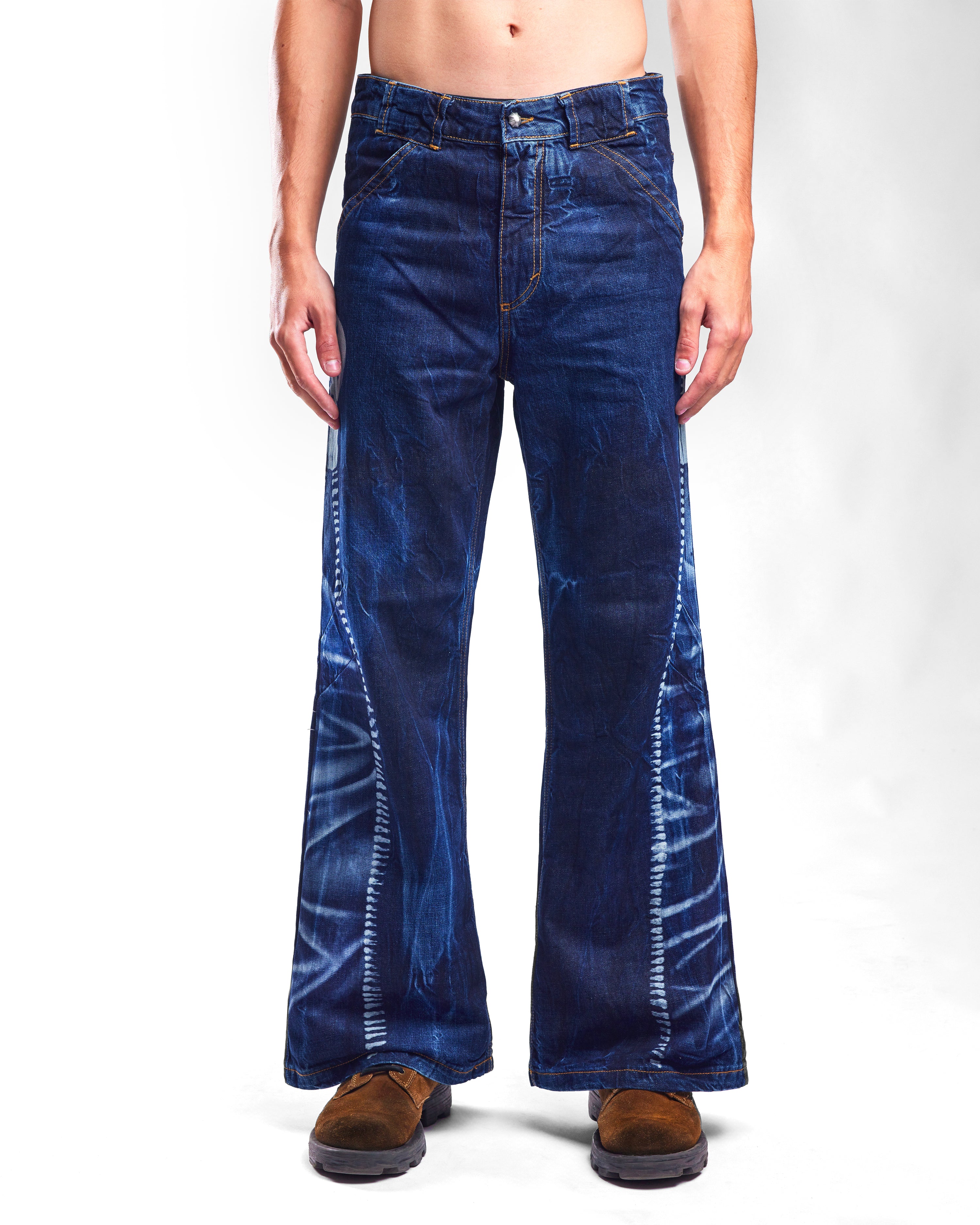 Jeans Flared Laser "Namizip" Karmine - Karmine