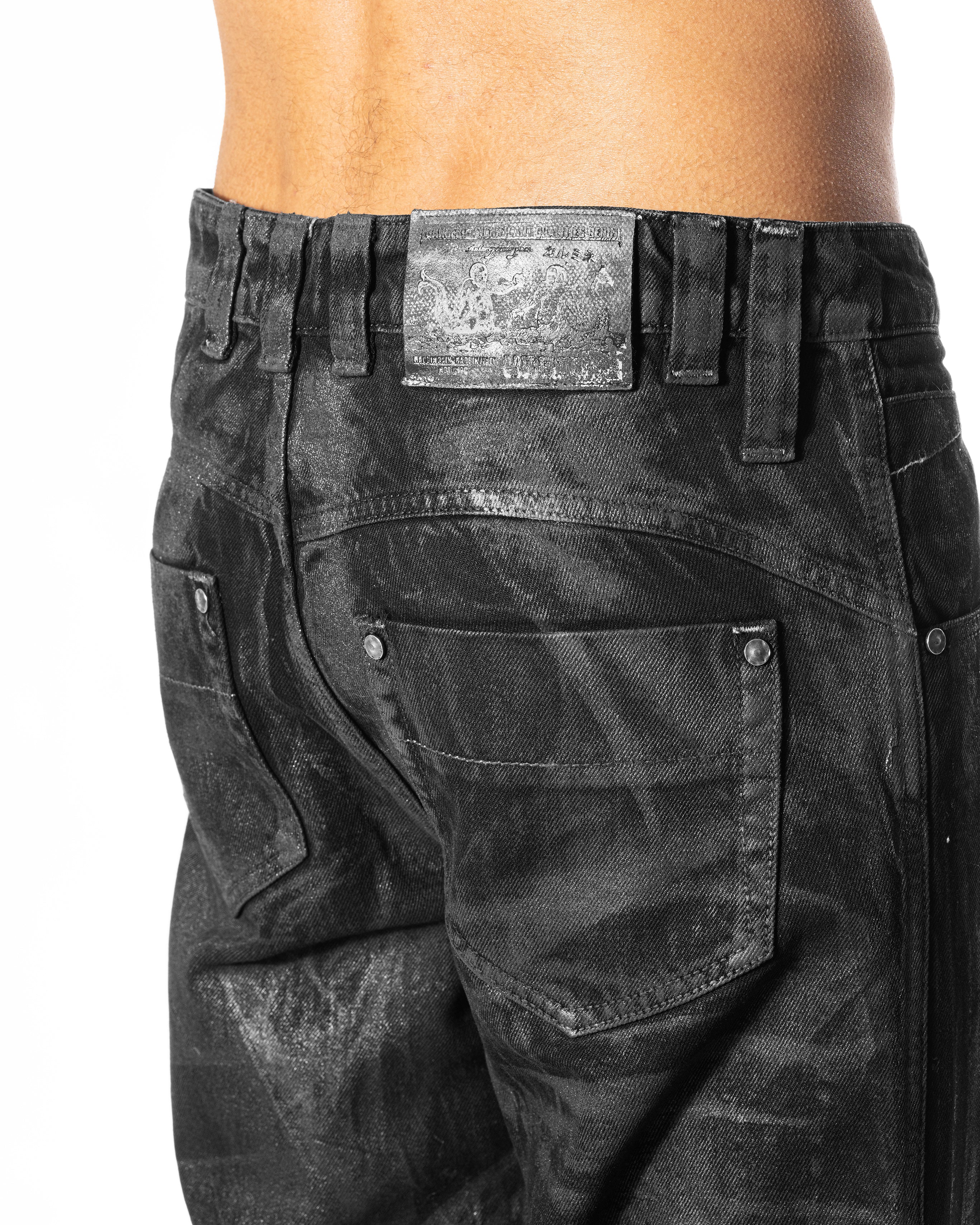 BLACK WAXED DENIM – Karmine