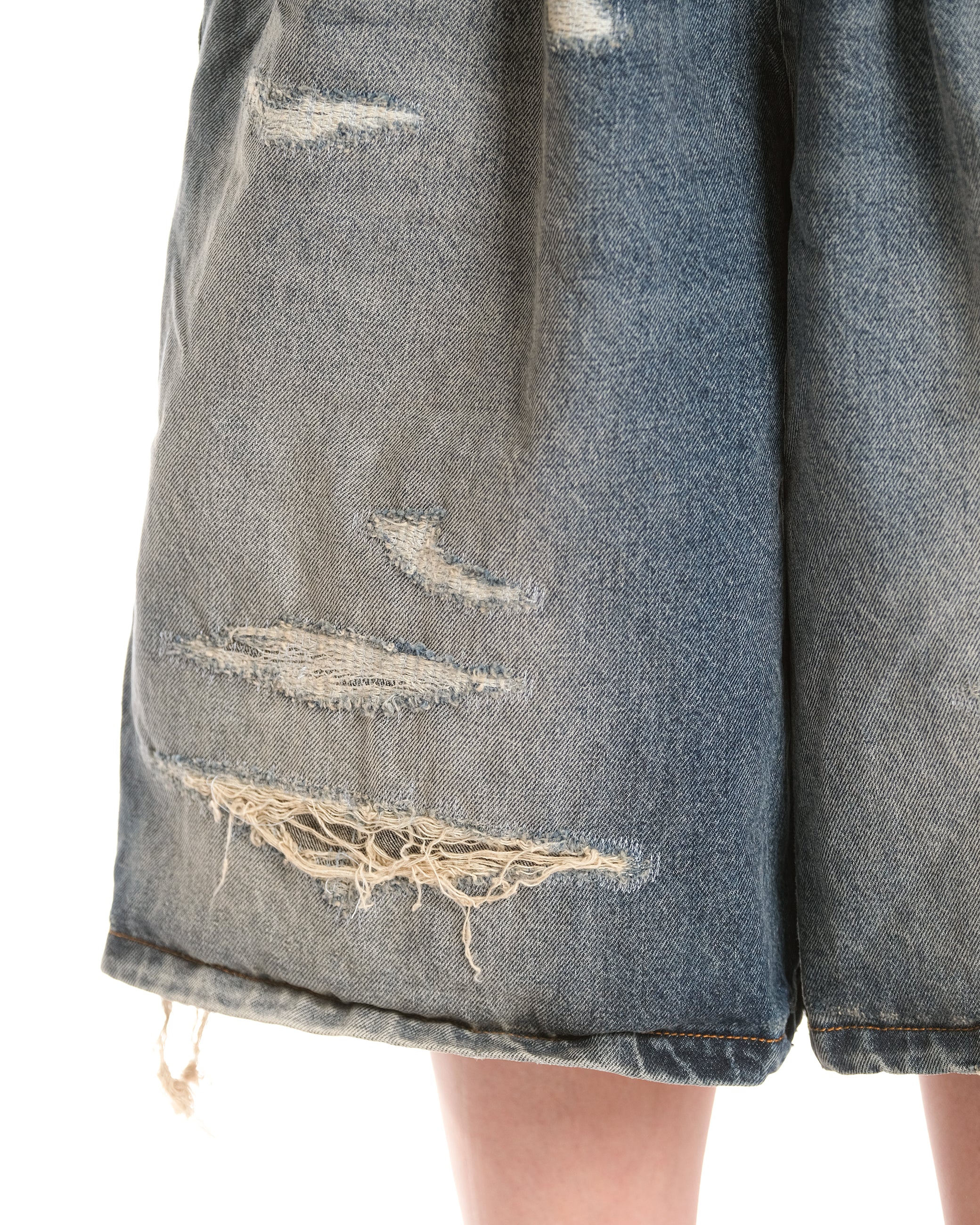 DOUBLE PINCES MINERAL WASH SHORT - Karmine
