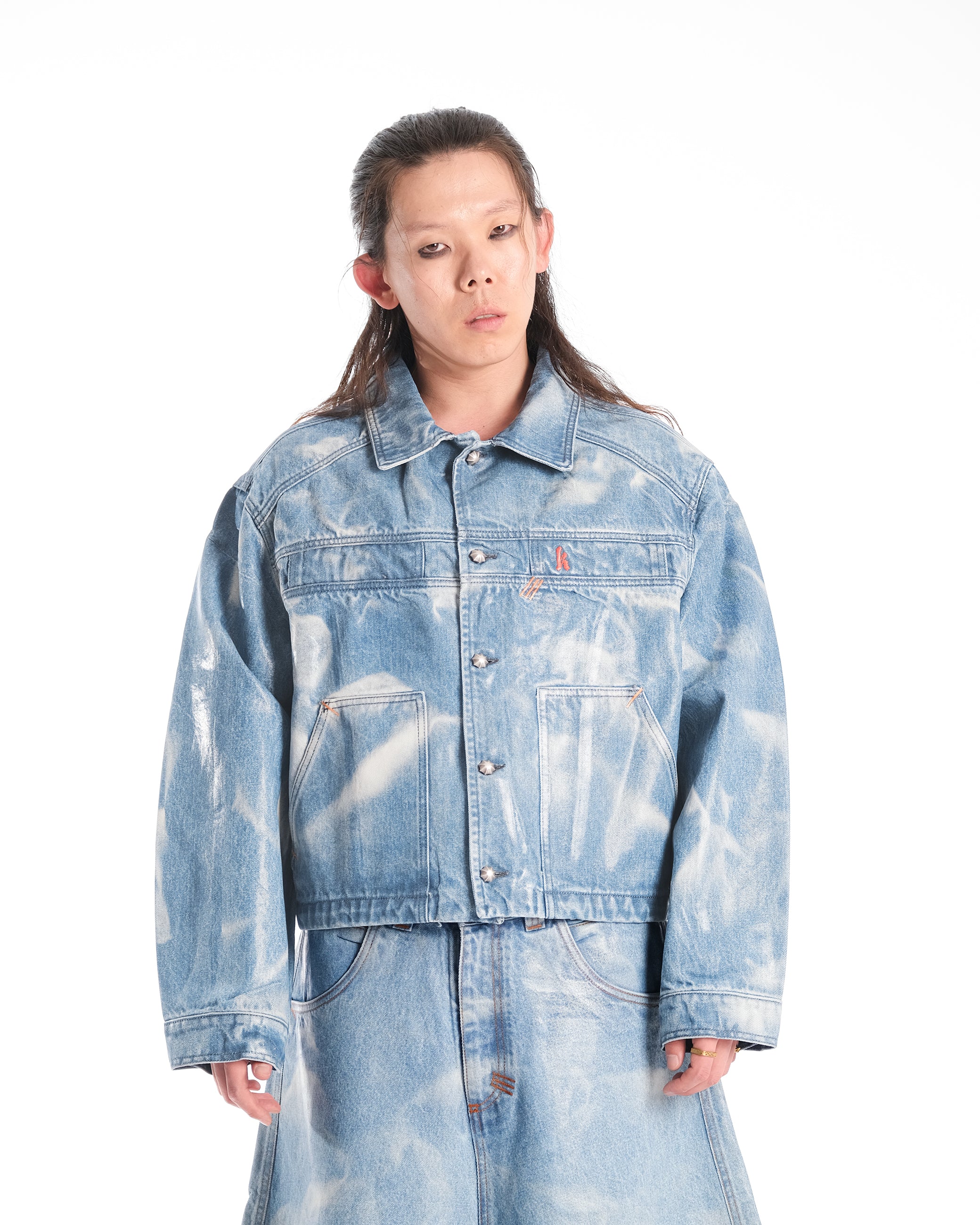 SKY LUCYD DENIM JACKET - Karmine