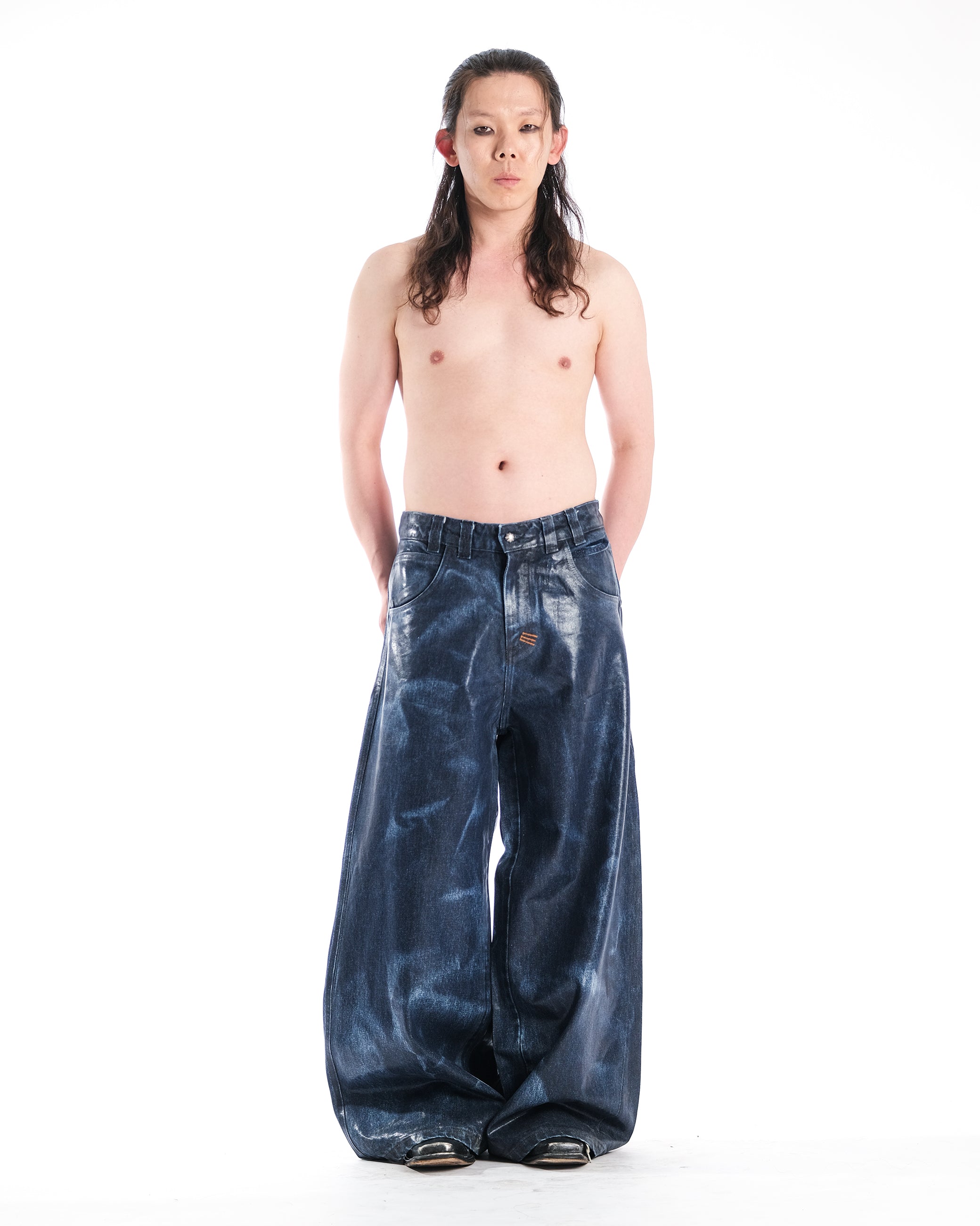 WIDE STRAIGHT LUCYD SK1N DENIM - Karmine