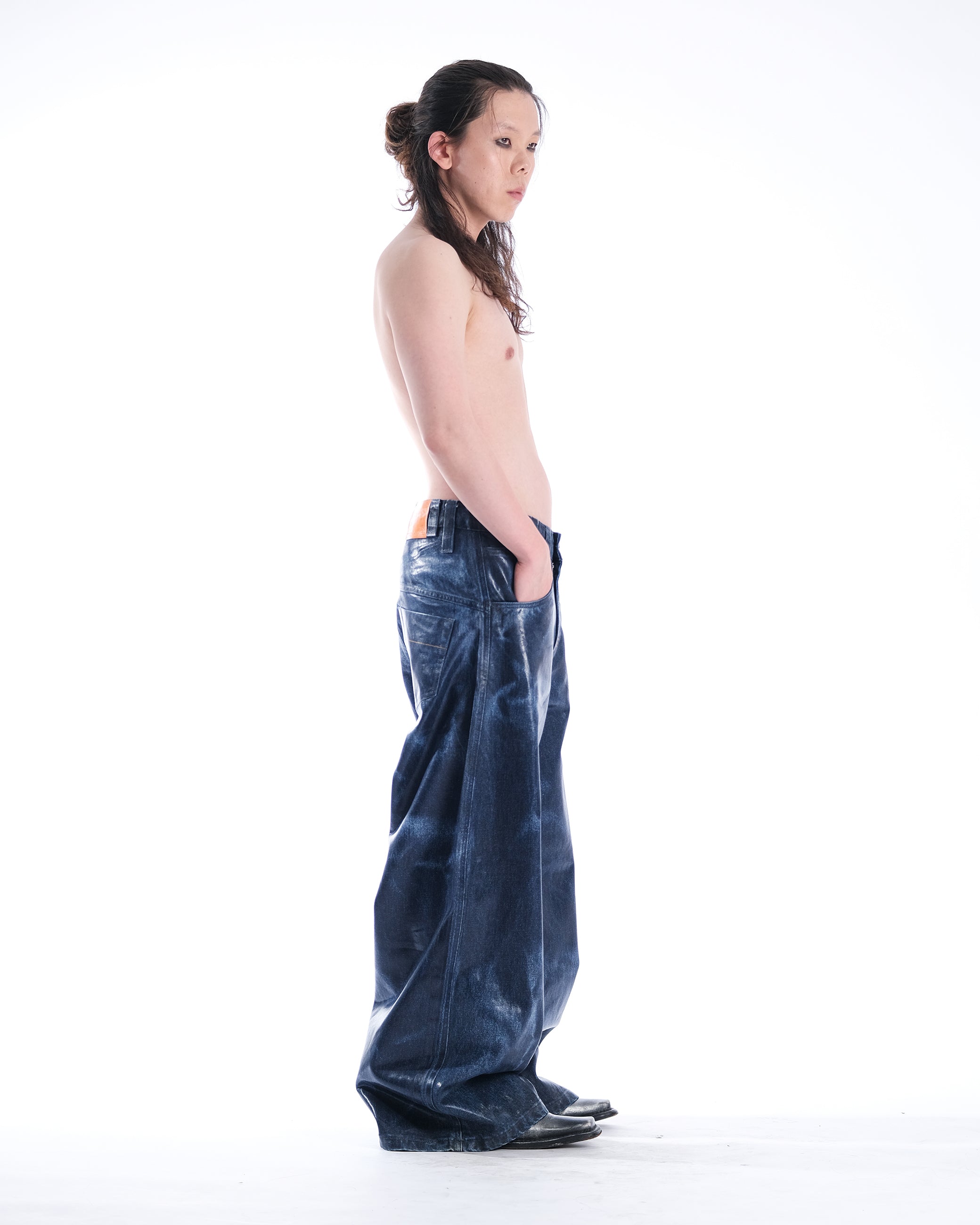 WIDE STRAIGHT LUCYD SK1N DENIM - Karmine