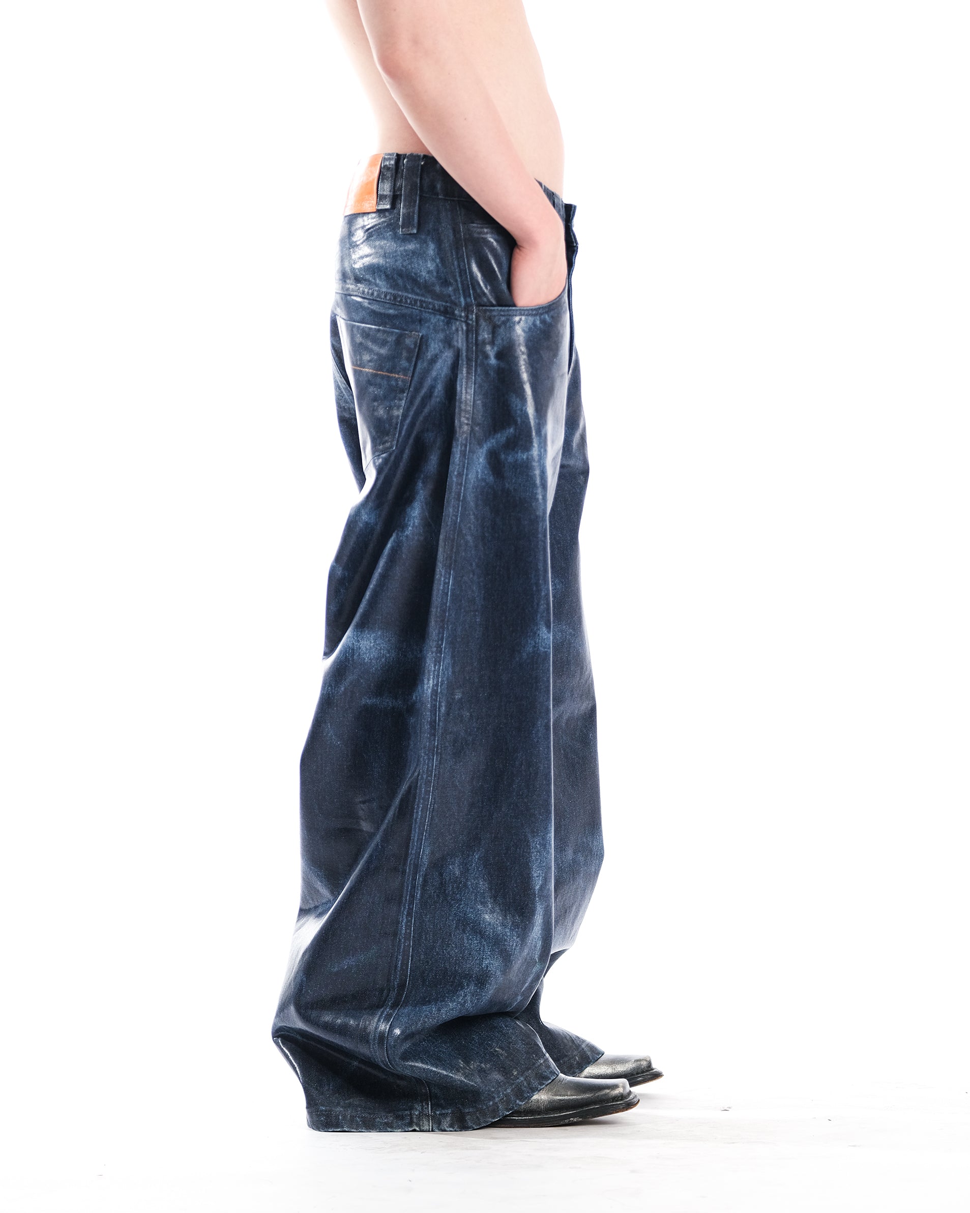 WIDE STRAIGHT LUCYD SK1N DENIM - Karmine