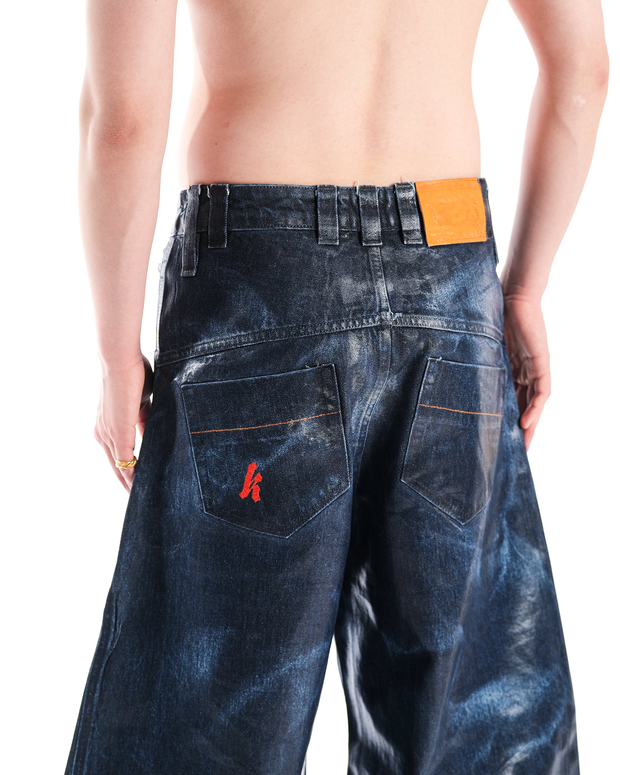 WIDE STRAIGHT LUCYD SK1N DENIM - Karmine