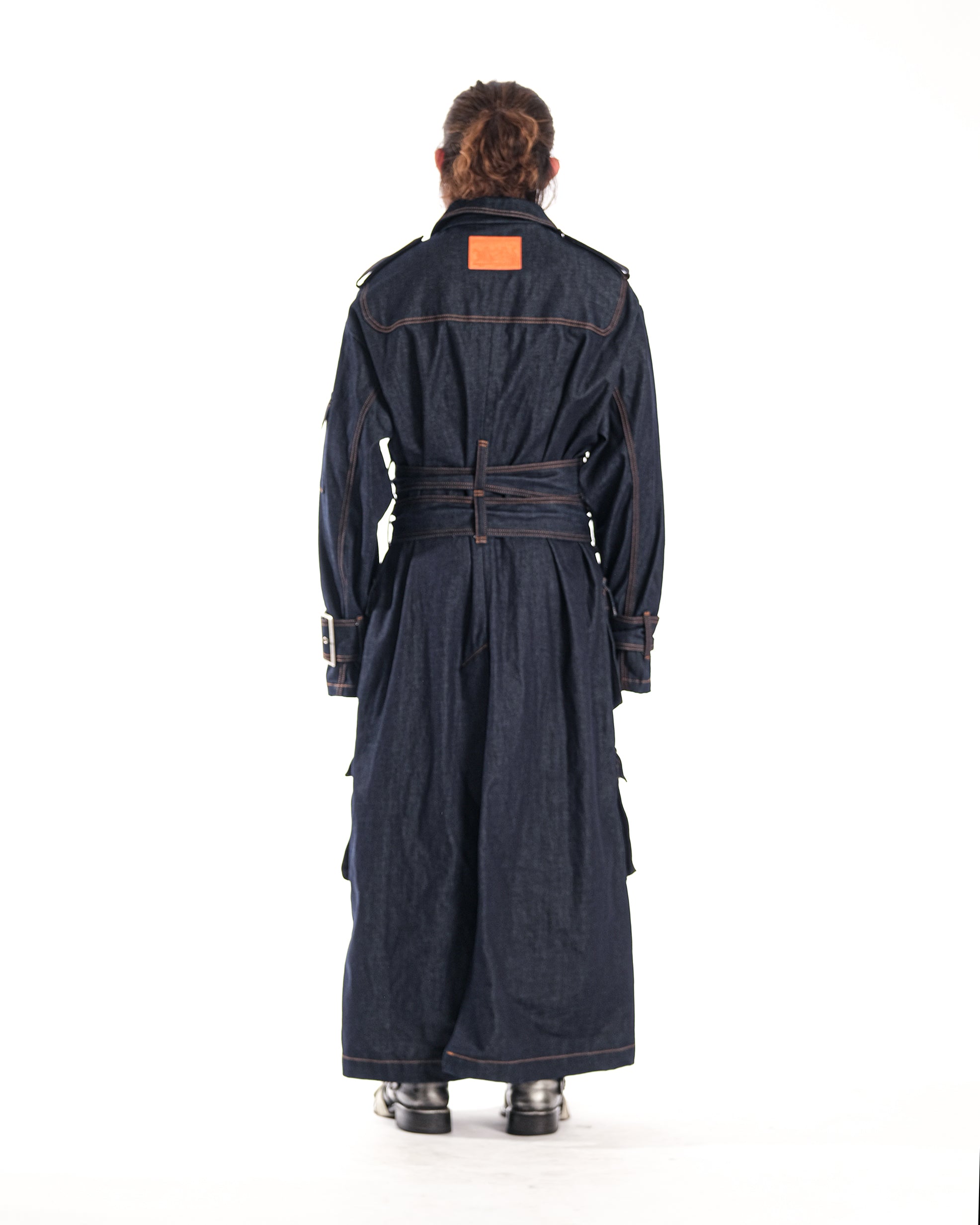 CARGO DENIM TRENCH - Karmine