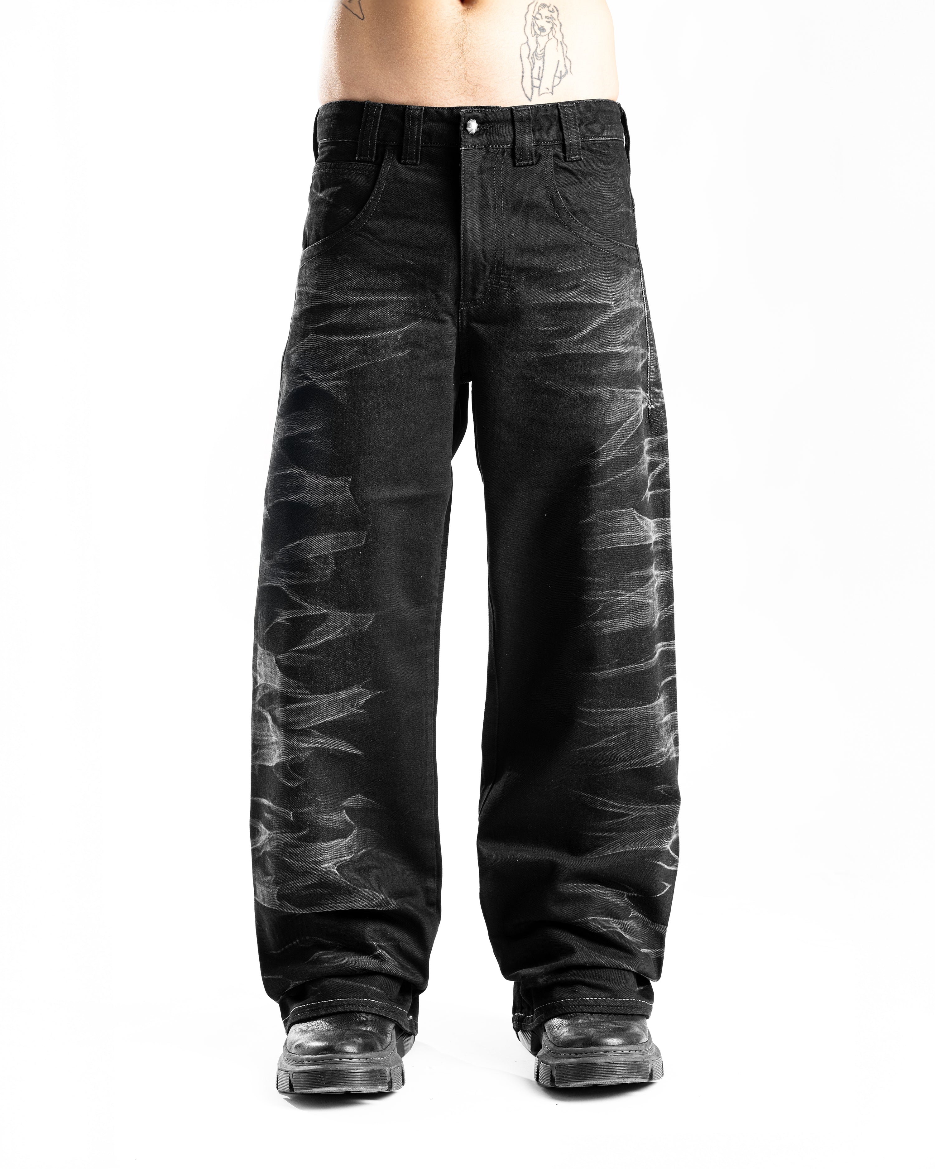 TAILWARD// BLACK SHADOWS JEANS - Karmine