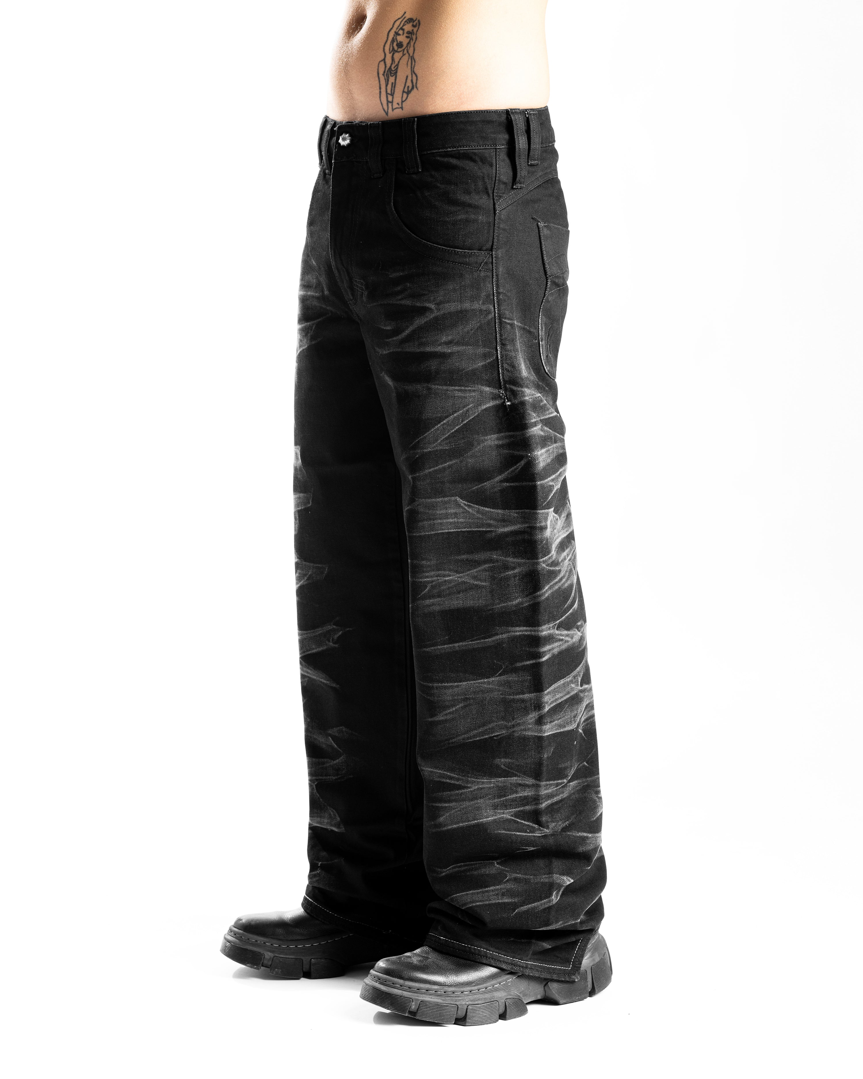 TAILWARD// BLACK SHADOWS JEANS - Karmine