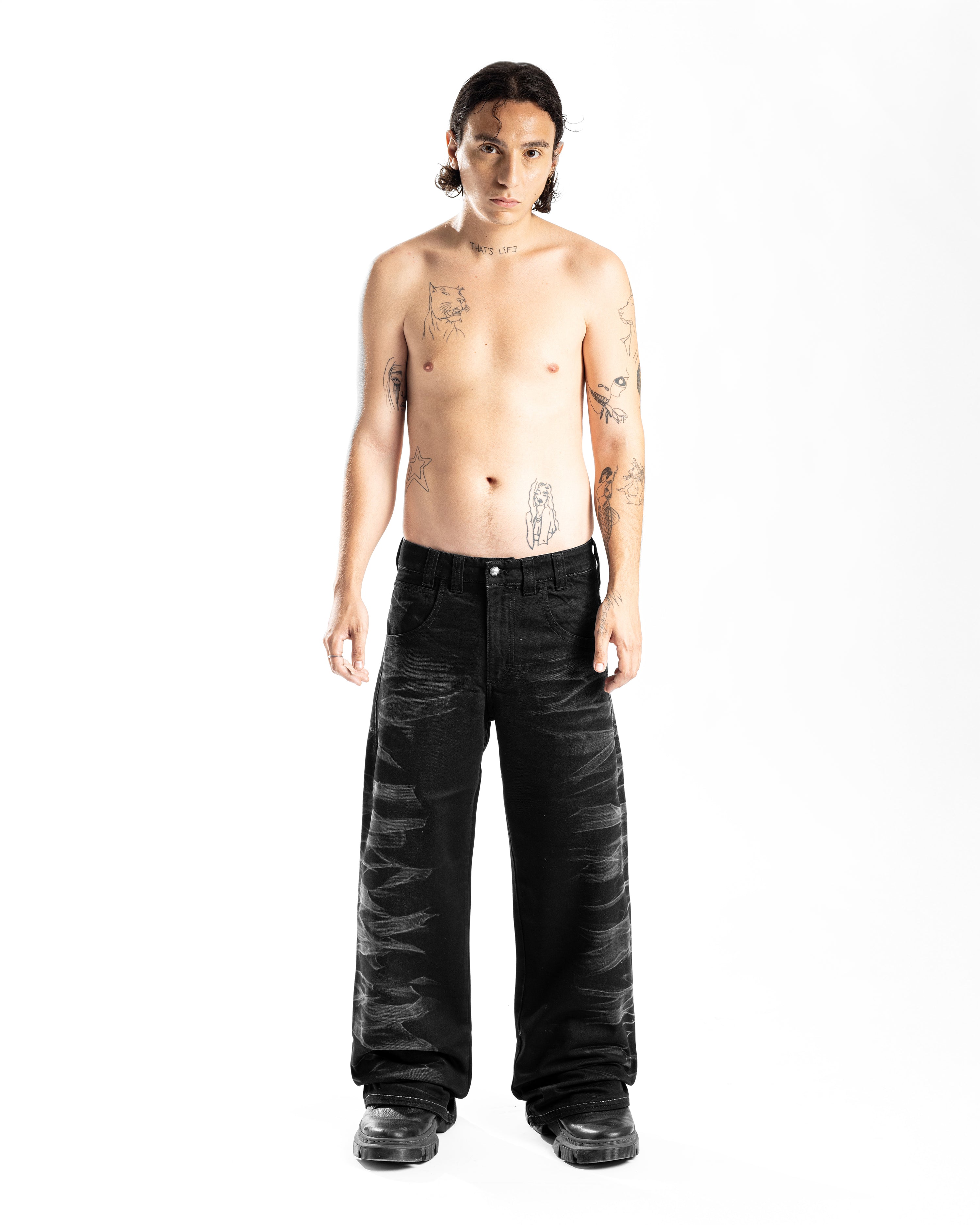 TAILWARD// BLACK SHADOWS JEANS - Karmine