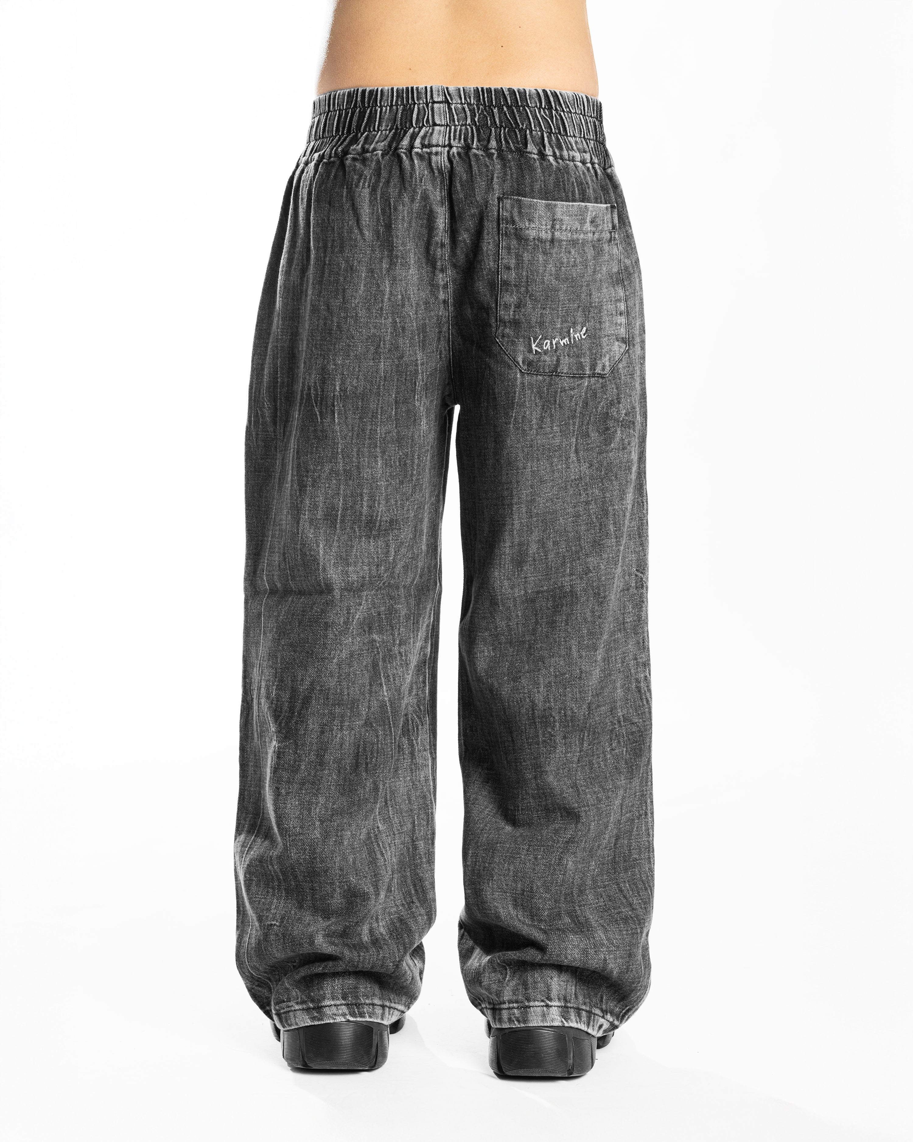 JEANS WIDE LEG – BLACK