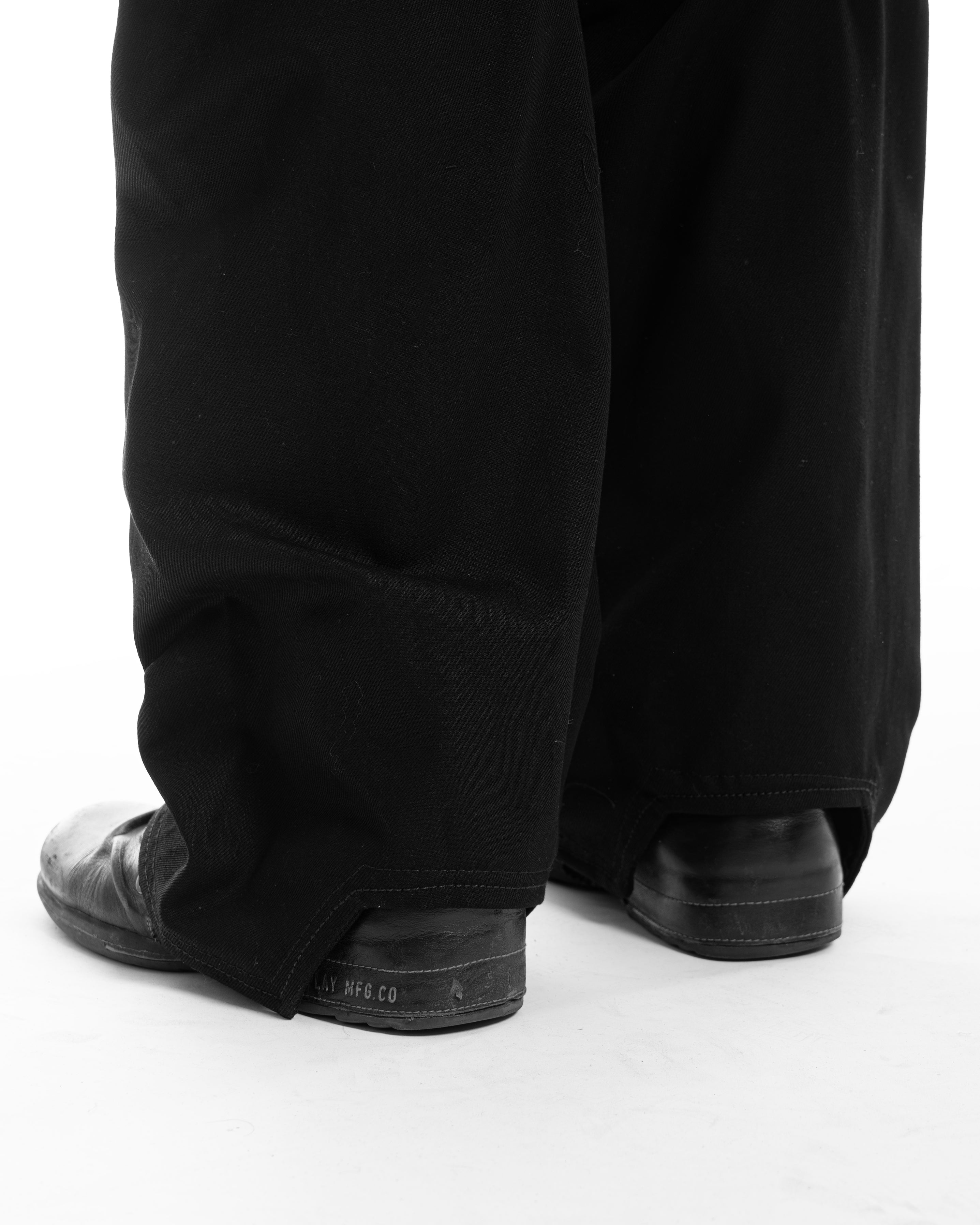 TAILWARD//DOUBLE BLACK RAW DENIM JEANS - Karmine