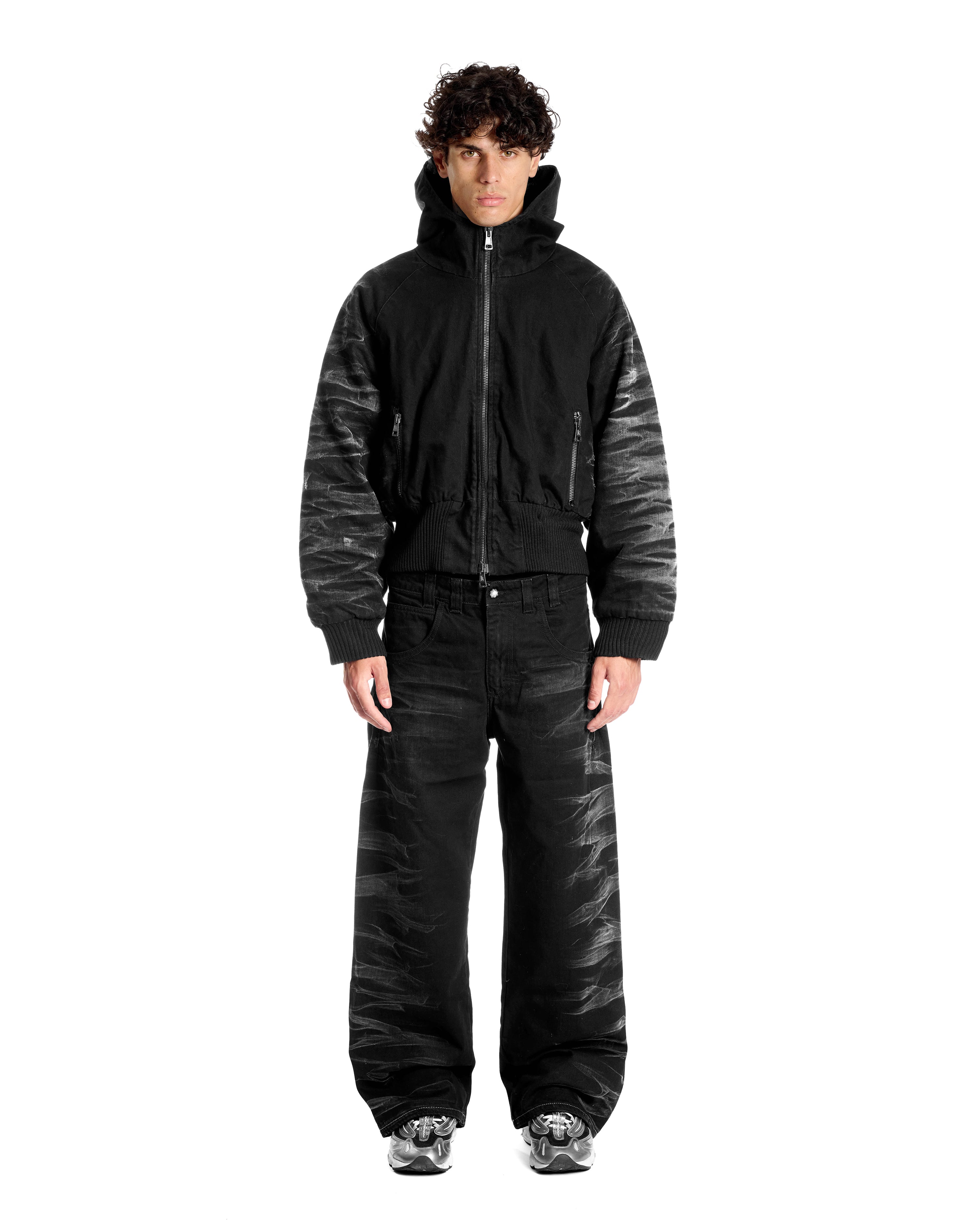 DENIM JACKET "BLACK SHADOWS" - Karmine