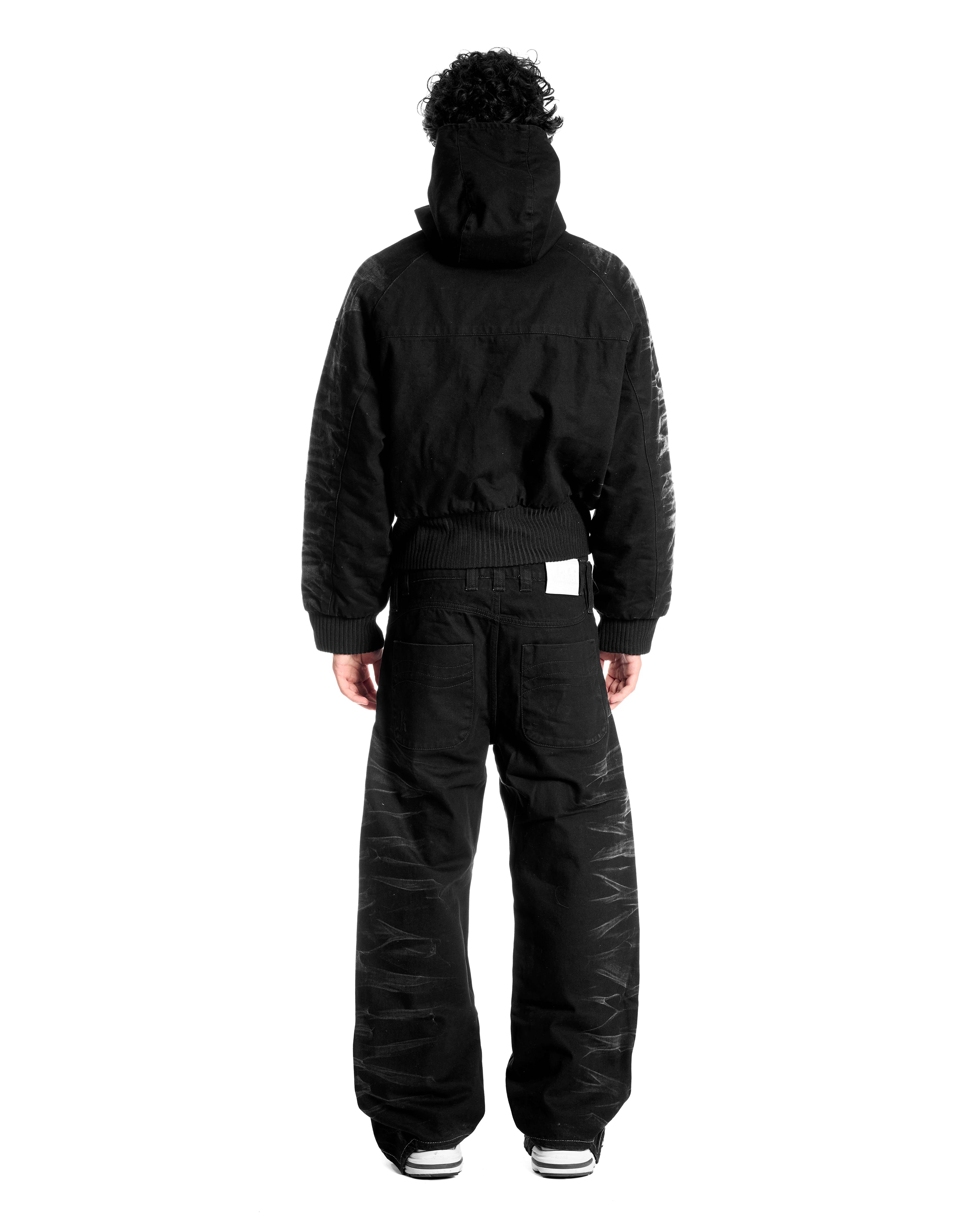 DENIM JACKET "BLACK SHADOWS" - Karmine