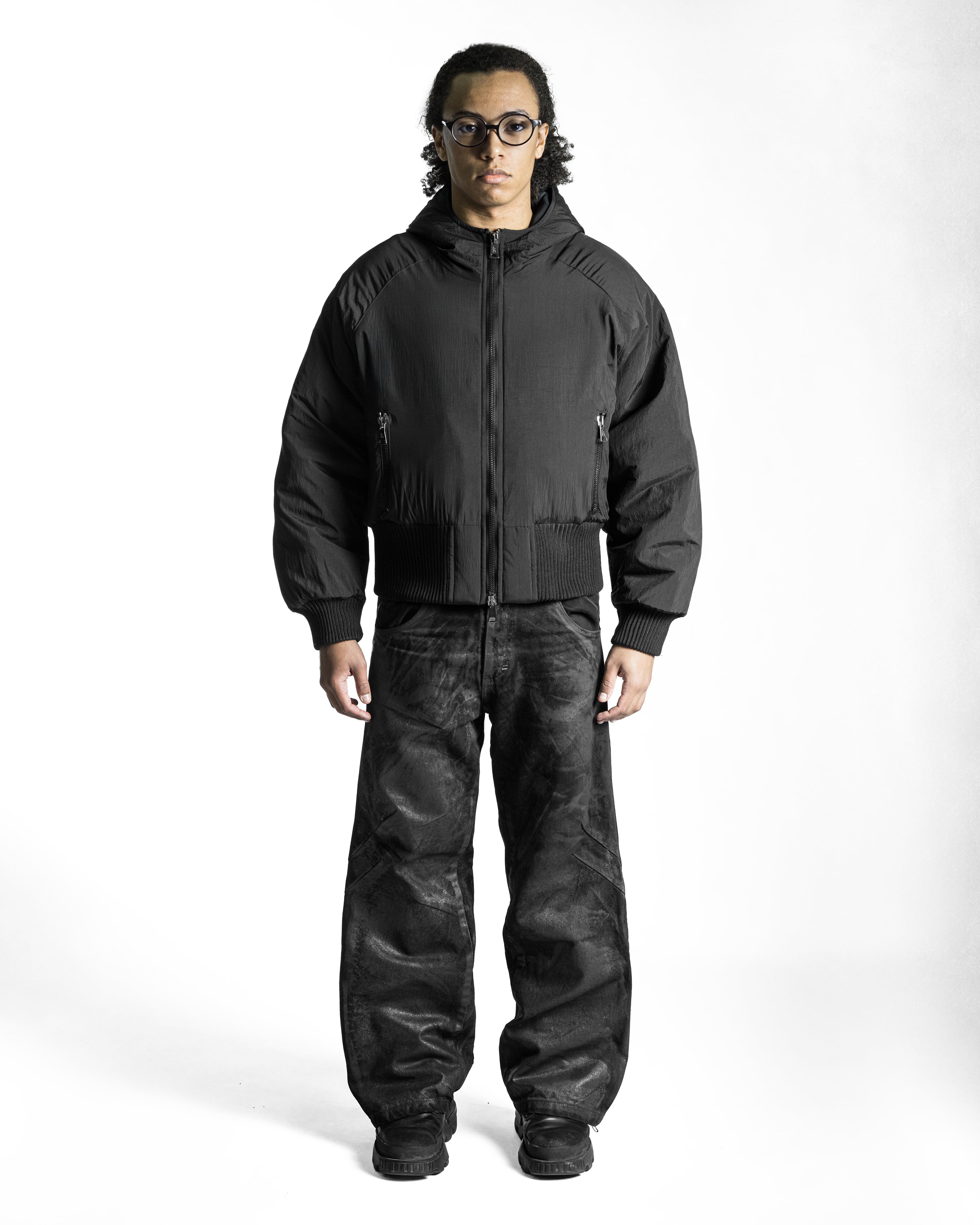 HYDROPROOF BLACK JACKET - Karmine