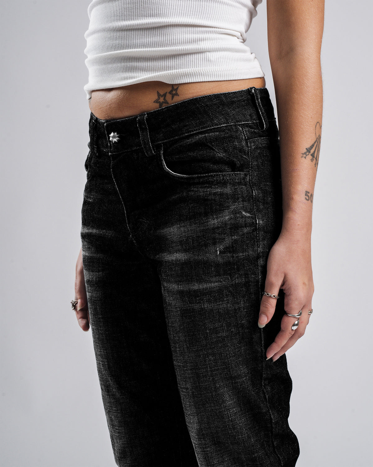 WHO MAN? BLACK JEANS [PREORDER]